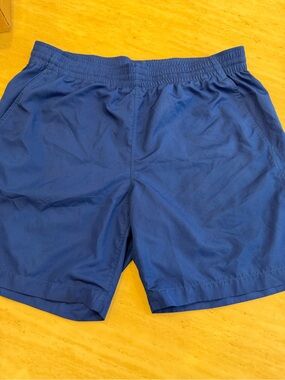 Louis Vuitton Navy Blue Swim Shorts with Branded Tag